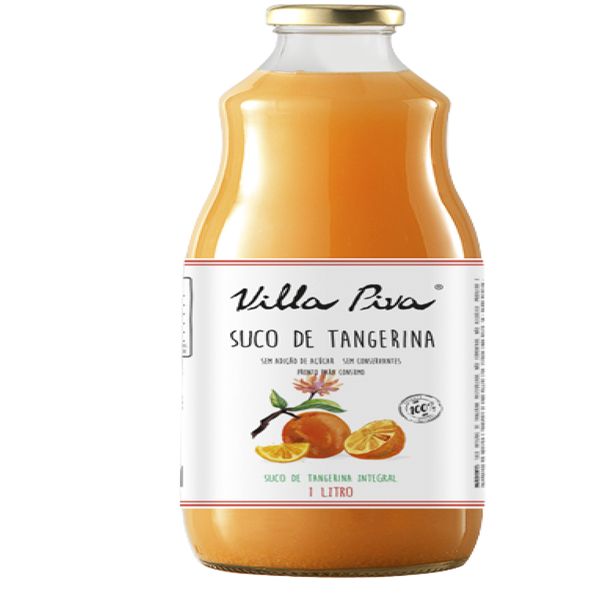Suco de Tangerina Integral Sem Açúcar Villa Piva 1L