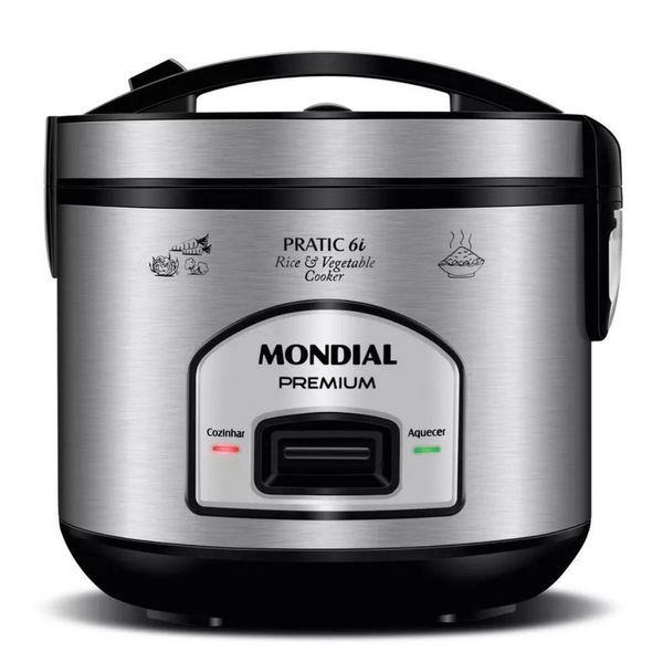 Panela Elétrica Mondial Pratic 6L PE-43-6X 500W 220V