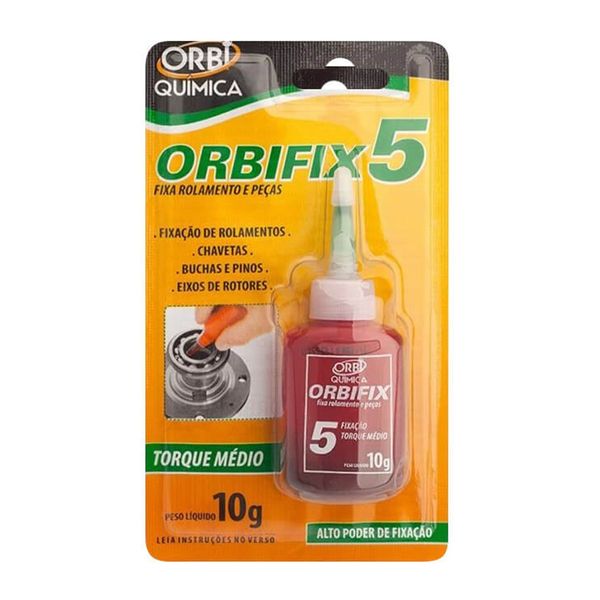 Cola Orbifix 5 Trava Rolamento e Bucha 10g Cola Orbifix 5 Trava Rolamento e Bucha 10g