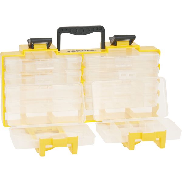 Organizador Plástico 375x115x200mm 10 Bandejas Opv0100 - Von