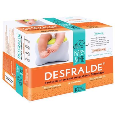 Protetor de Colchão Desfralde Absorvente Descartável 10 Un