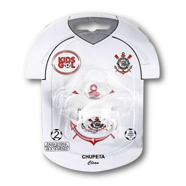 Chupeta Corinthians Borboleta Orto S2 Kids Gol Chupeta Corinthians Borboleta Orto S2 Kids Gol
