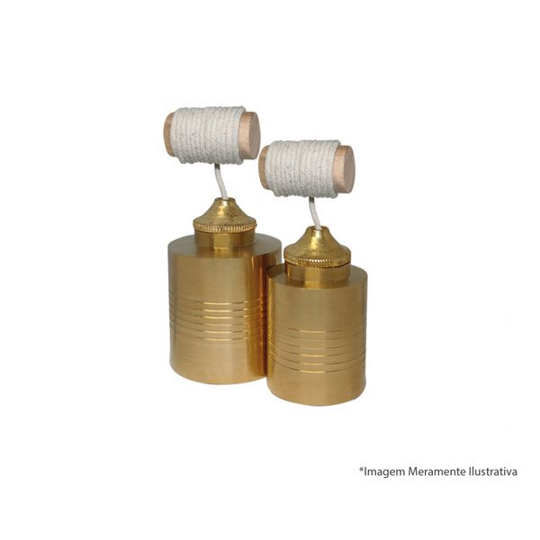 Prumo Metal Parede 3 Blister