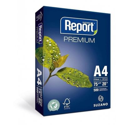 Papel Sulfite A4 75G Caixa Com 5 Resmas Premium Report