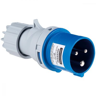 Plugue Móvel Industrial 2P+T 16 A 220-250 Vca 6 H Tramontina
