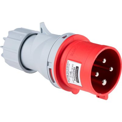 Plugue Móvel Industrial 3P+T 32 A 380-415 Vca 6 H Tramontina