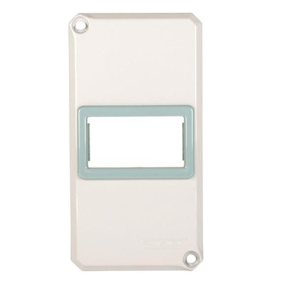 Tampa para condulete 1" com 1  posto horizontal para modular