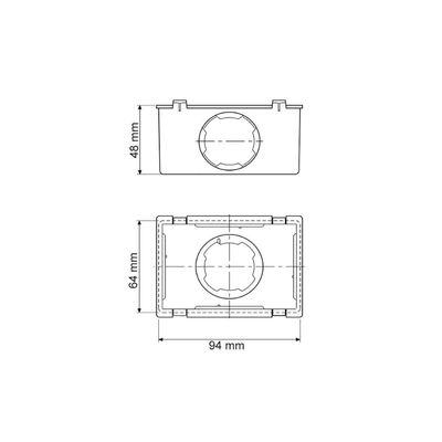 Kit 4 Condulete Plastibox X