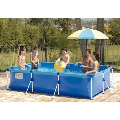 Piscina Retangular 3700 Litros Estruturada Premium Mor