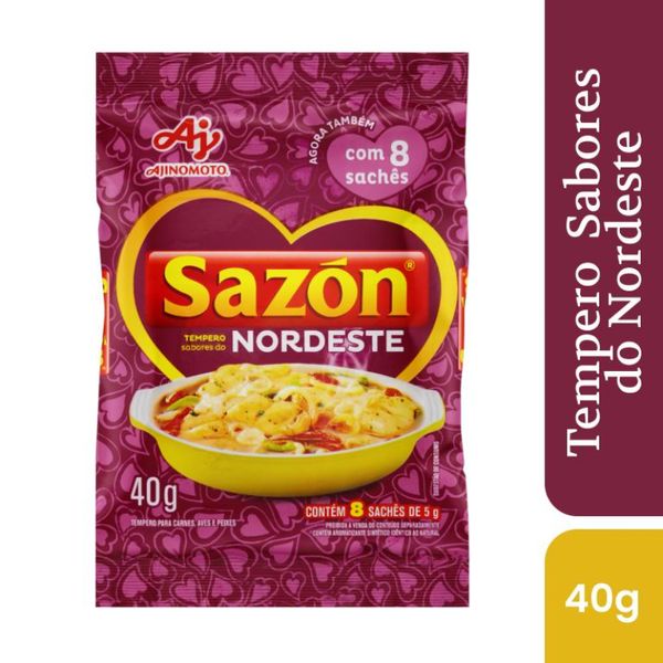 Tempero Em Pó Sazón® Sabores Do Nordeste 40g