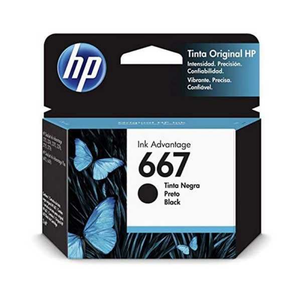 CARTUCHO HP 667 PRETO 2ML ORIGINAL