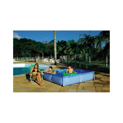 Piscina Estrutural 1500 Litros 189 X 189 X 42 Cm Mor