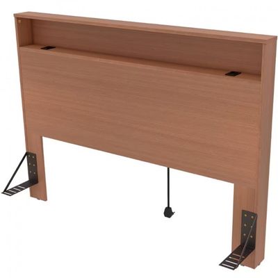 Cabeceira para Cama Box Casal Bartira Versatti com Tomada Avelã