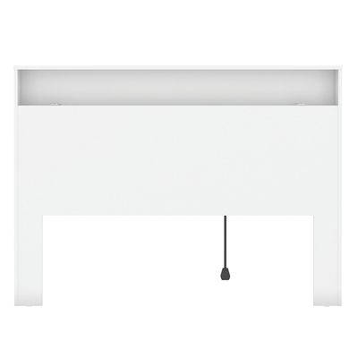 Cabeceira para Cama Versatti Box Casal com Tomada Bartira Branco