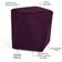 Kit 02 Puffs Decorativo Para Sala de Estar Ametista D02 Veludo Roxo Grape C-292 - Lyam Decor