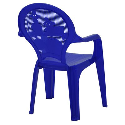 Cadeira Infantil Tramontina Catty Estampada em Polipropileno Azul