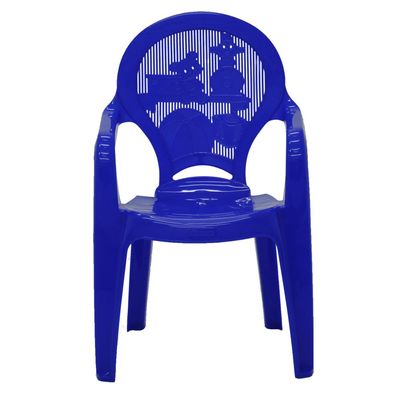 Cadeira Infantil Tramontina Catty Estampada em Polipropileno Azul