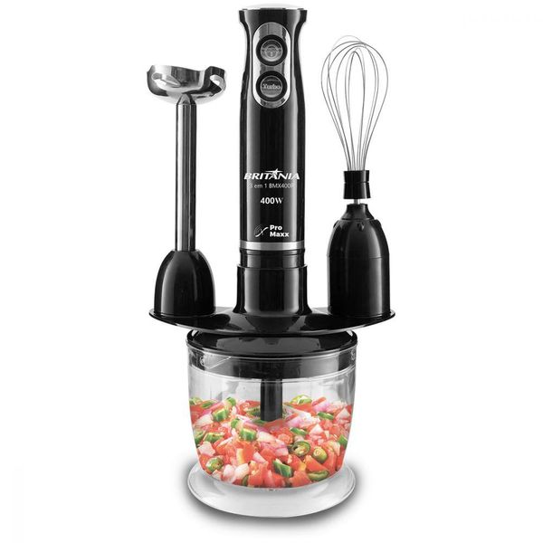 Mixer Britânia BMX400P 3 em 1 400W Preto 220V 220V