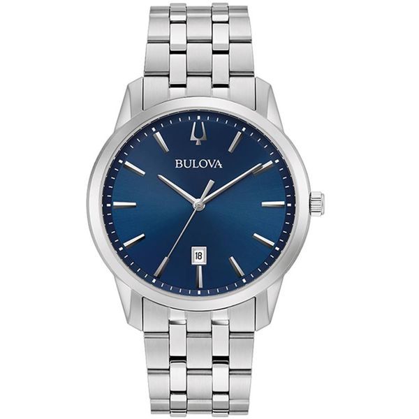 Relógio Bulova Masculino Ref:96b338 Analógico Prateado Slim Classic Relógio Bulova Masculino Ref:96b338 Analógico Prateado Slim Classic
