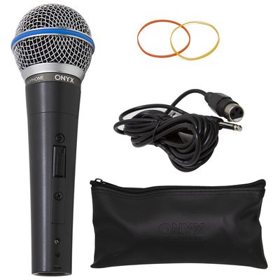 Kit 10 Microfones Dinâmico com Fio TK 58C Onyx