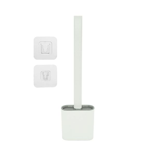 Escova Sanitária Quadrada Silicone Branco Hauskraft