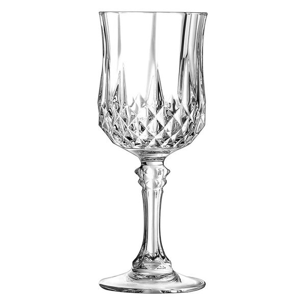 Taça Vinho 17X6X6 cm 170ml Cristal Transparente 6 Peças Longchamp