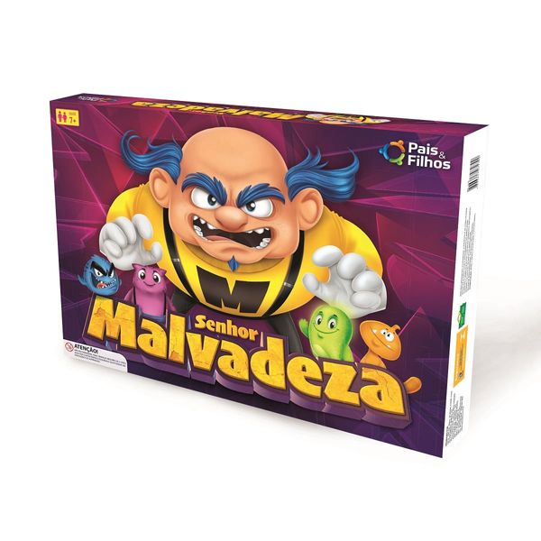 Jogo de Tabuleiro Senhor Malvadeza Pais e Filhos 7279