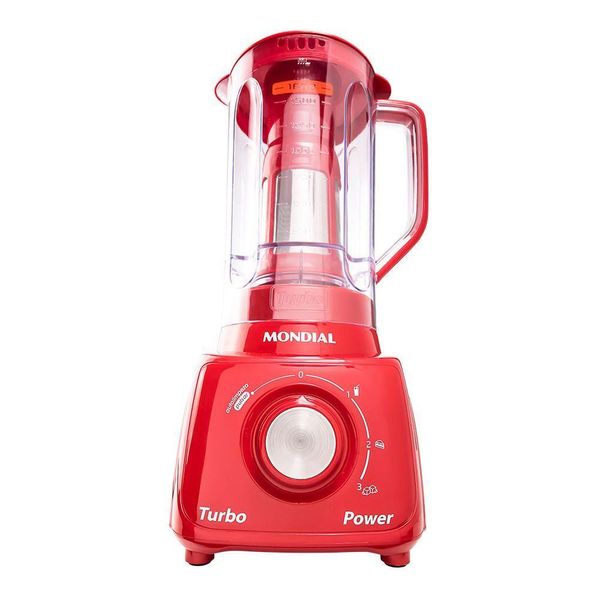 Liquidificador Mondial Turbo Power L-99-fr Liquidificador-220v-vermelho 220