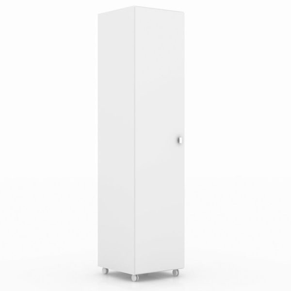 Armário Lavanderia Multiuso Com 1 Porta Cr30013 Branco