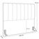 Cabeceira Cama Box Casal 140 cm Dália W01 Facto Branco - Lyam Decor