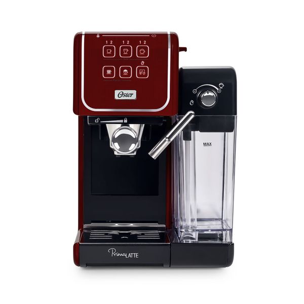 Cafeteira Espresso PrimaLatte Touch Red 127V Oster