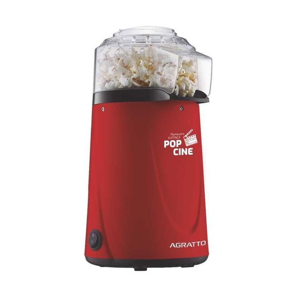 Pipoqueira Pop Cine Pp01 1200w C/dosador 9393 Vermelho 127v 110