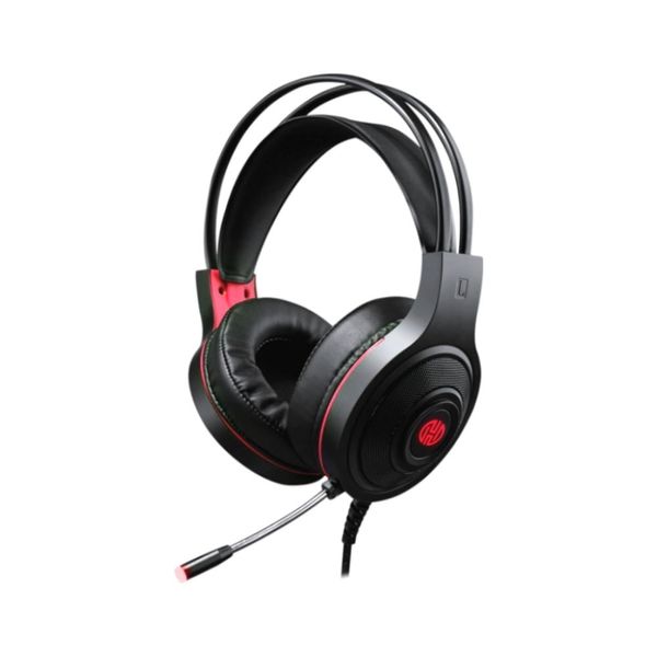 Headset Gamer Hoopson Led F-101-VM Preto e Vermelho