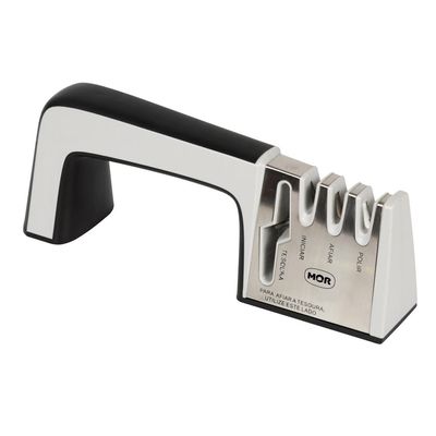 Afiador Amolador De Facas E Tesouras 23cmx8,5cm Mor