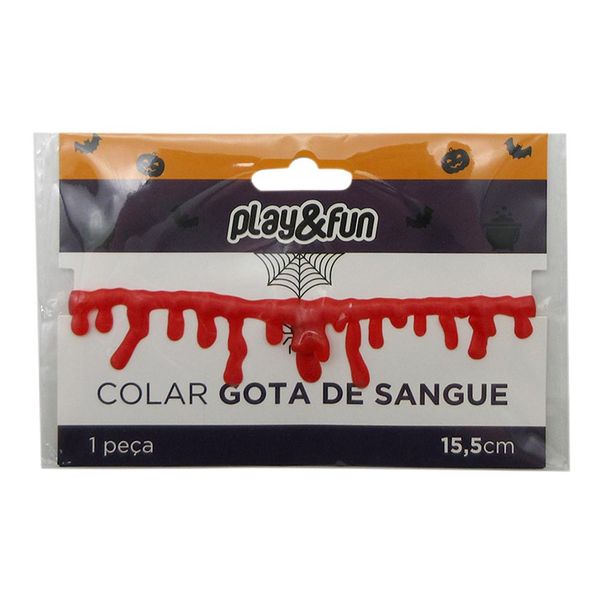 Colar Gota Sangue Play&Fun Cv244651