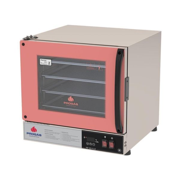 Forno Turbo Elétrico Fast Oven 4 Assadeiras Prp-004 Plus Digital Rosa 220v - Progás 220V