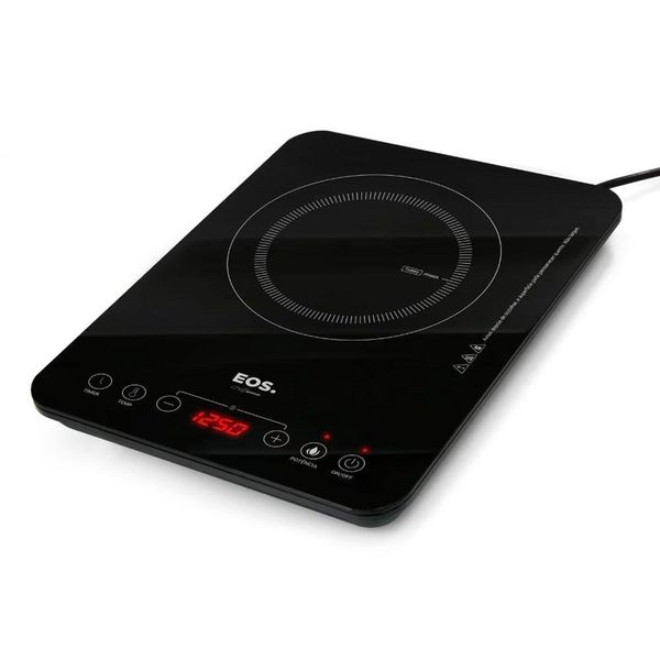 Fogão Cooktop De Indução 1 Boca Portátil Preto 2000w Cheff Gourmet Eci01ppb Bivolt - Eos Bivolt