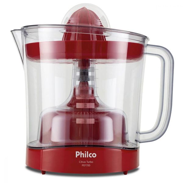 Espremedor de Frutas Philco Pef700v Vermelho 1,5l 70W 220V 220V