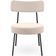 Kit 02 Poltronas Decorativas Para Sala De Estar Base Fixa Londres L02 Suede Bege - Lyam
