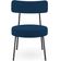 Kit 02 Poltronas Decorativas Para Sala De Estar Base Fixa Londres L02 Suede Azul Marinho - Lyam