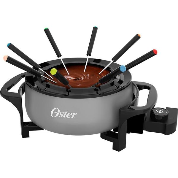 Panela Elétrica Para Fondue Oster Cinza 220v 220