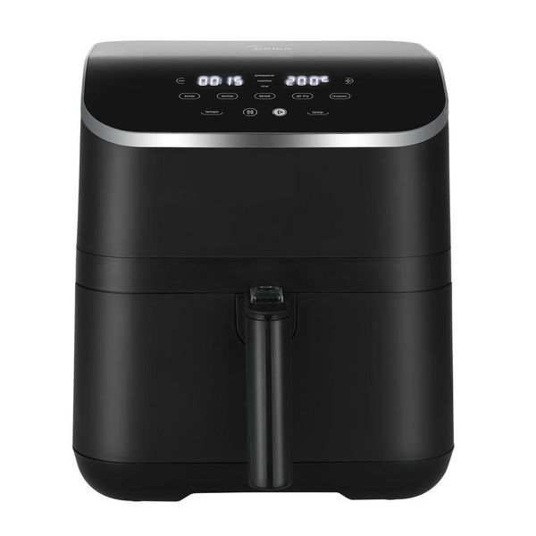 Fritadeira Elétrica Air Fryer Digital Midea Grandgourmet 5,5L FRA59P Preto 127V