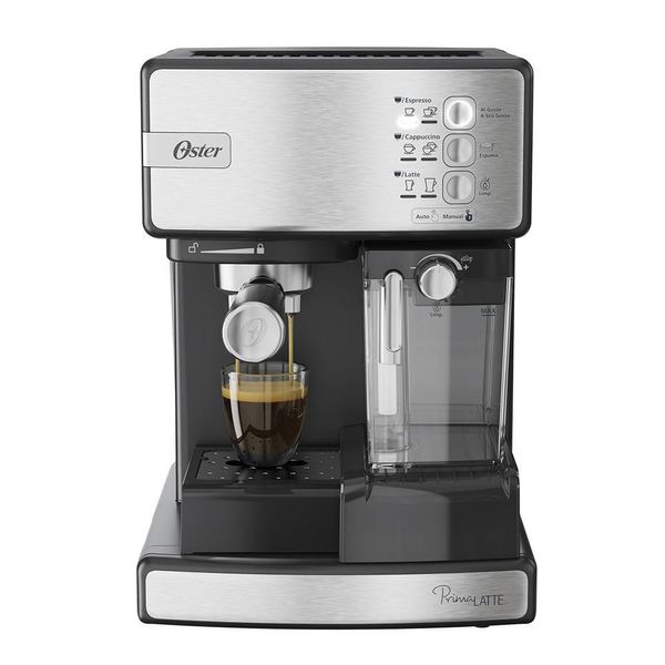 Cafeteira Espresso Oster Nova Primalatte Inox 127v 110