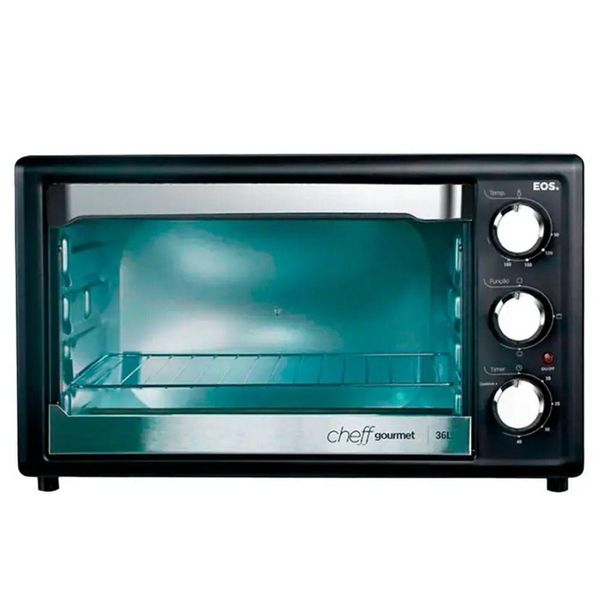 Forno 36l Eos Eletrico Cheff Gourmet Grill - B164287 Preto 110 Volts