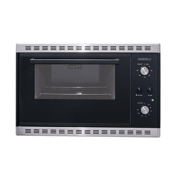 Forno Elétrico de Embutir Nardelli ESI 45 Litros Preto com Inox 127V 110V