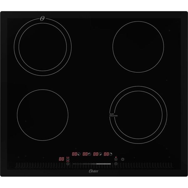 Cooktop Por Indução 4 Bocas Oster Touch Screen 220v 220