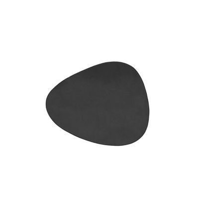Jogo Americano Organico Dupla Face Preto Marrom Oval 1un