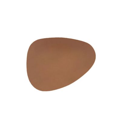 Jogo Americano Organico Dupla Face Preto Marrom Oval 1un