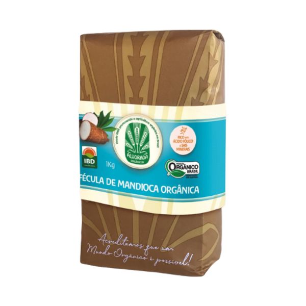 Fécula de Mandioca Orgânica Alvorada 1kg
