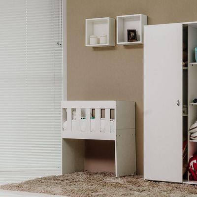 Mini-berço Com Colchão Ditália BBI-54 Branco